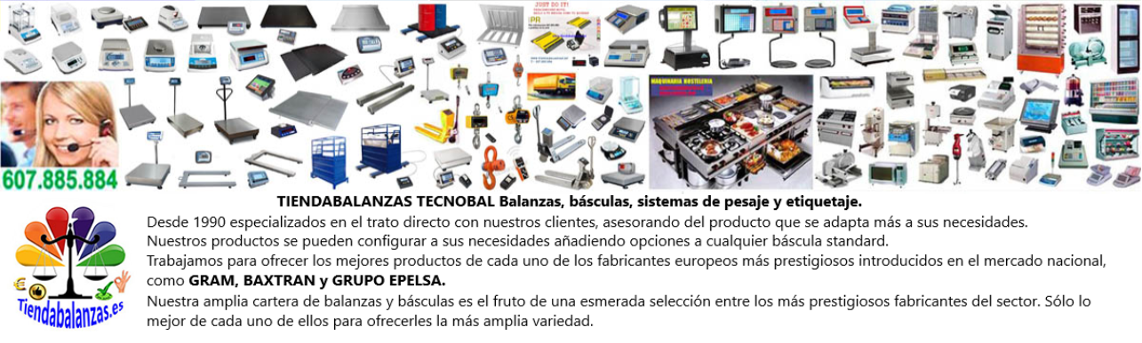 Tecnobal es la tienda de pesaje y etiquetado más novedosa, completa y económica del mercado